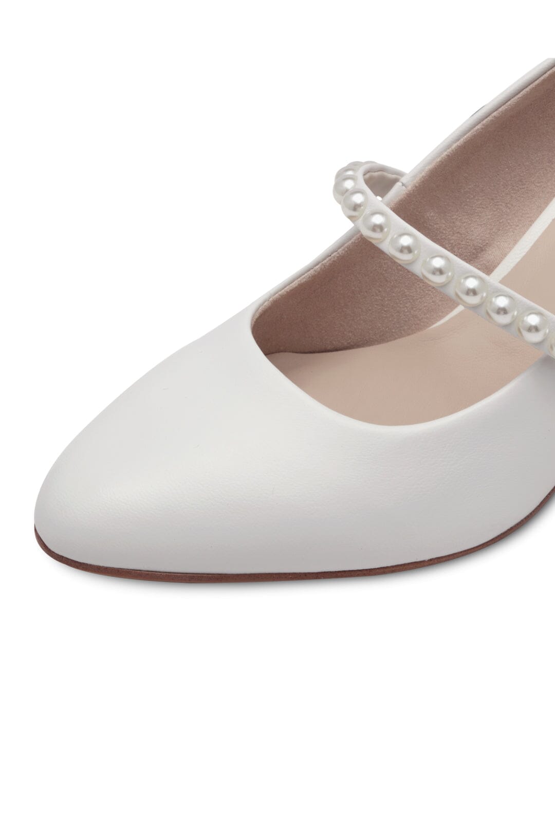 White Pearl Strap Pumps – Tamaris – noni