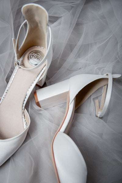 Satin-Brautschuhe in Ivory – Liberty | The Perfect Bridal Company