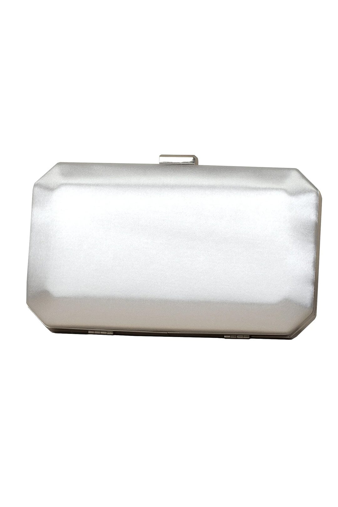 Box Clutch – Ebony Ivory Satin | The Perfect Bridal Company