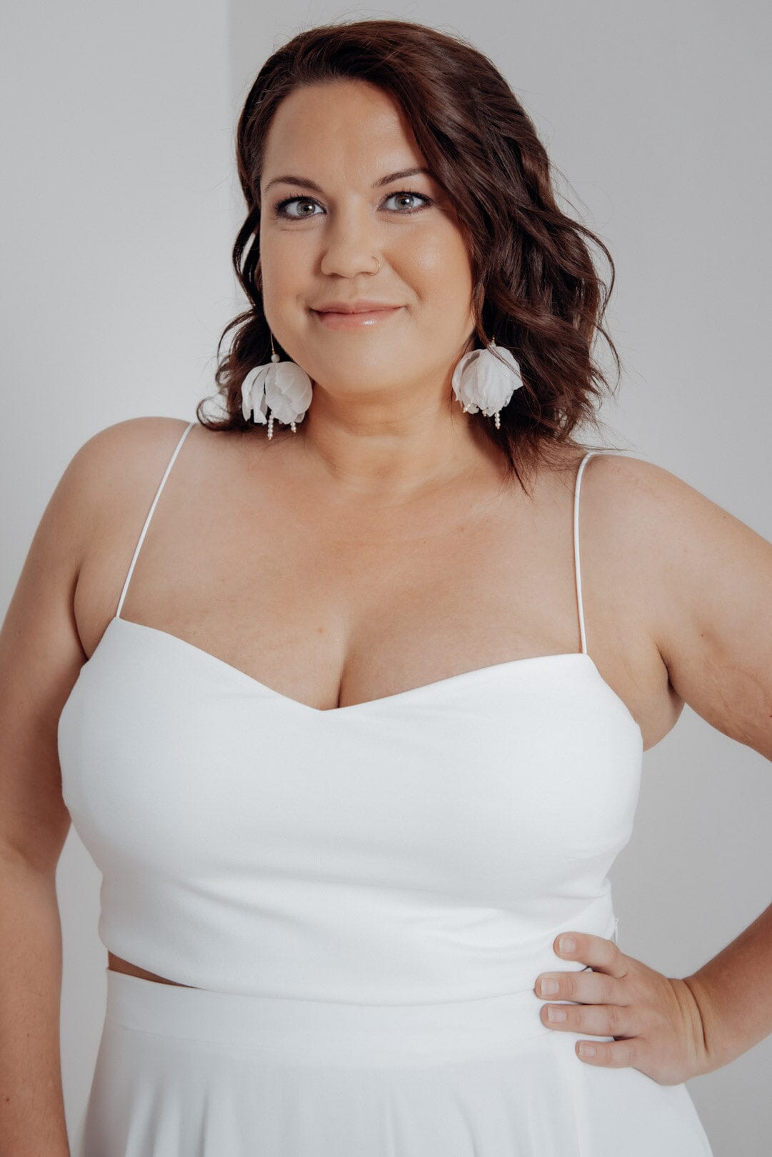 Schlichtes Top mit Herzausschnitt – Pina noni Curvy