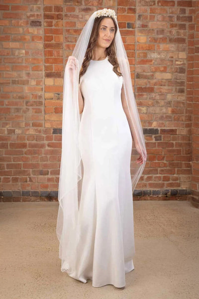 Softtüll-Schleier mit Perlenborte | The Perfect Bridal Company