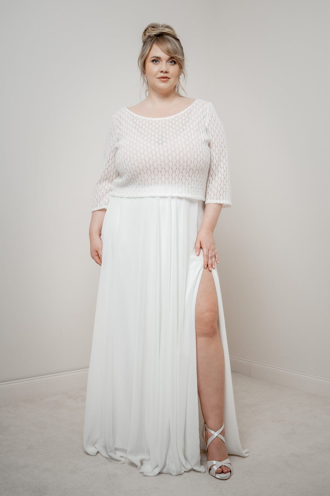 Strick-Braut Top – Haldis noni Curvy