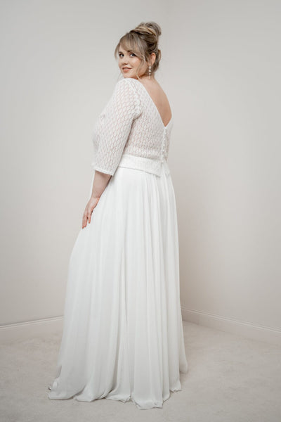 Strick-Braut Top – Haldis noni Curvy