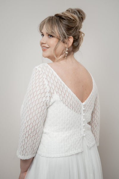 Strick-Braut Top – Haldis noni Curvy