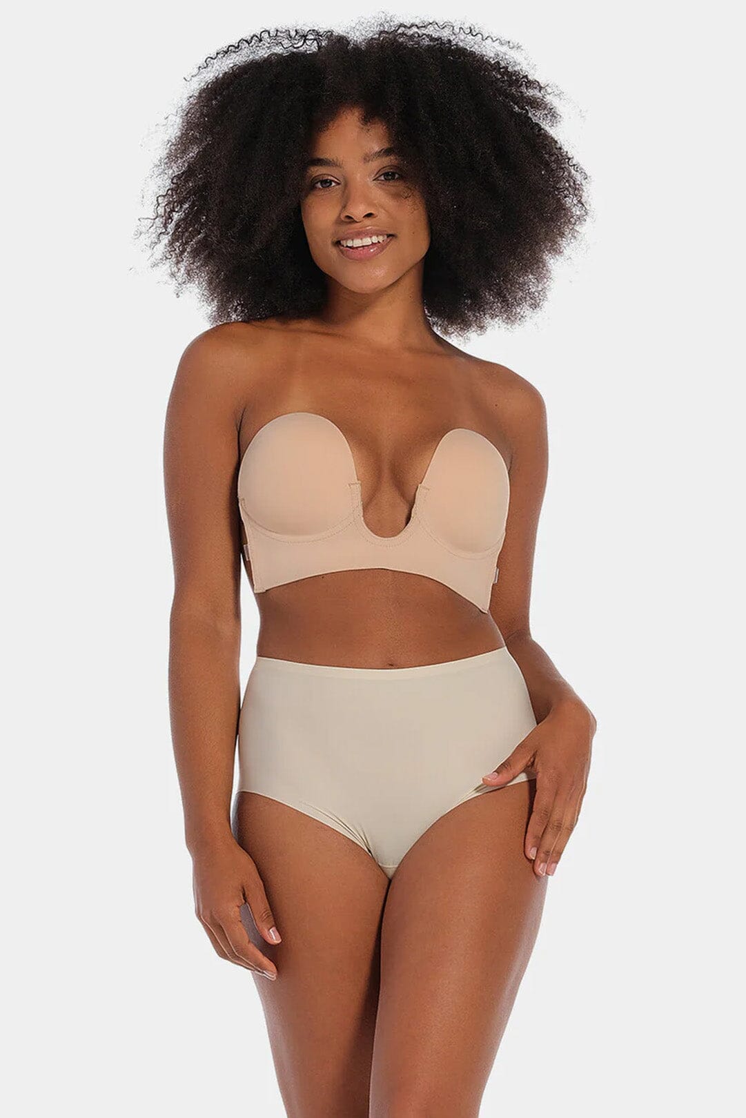 Trägerloser Klebe-BH mit U-Ausschnitt – Luve Bra