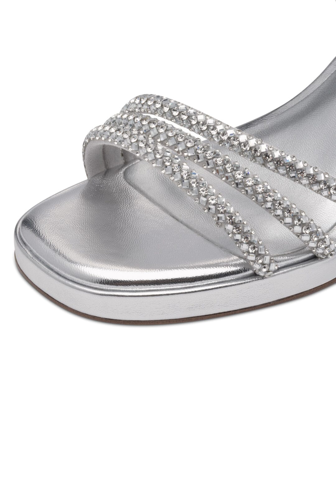 Verzierte Braut Sandalen in Silber – Tamaris