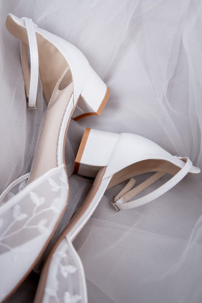 Verzierte Brautschuhe  – London Ivory Lace | The Perfect Bridal Company