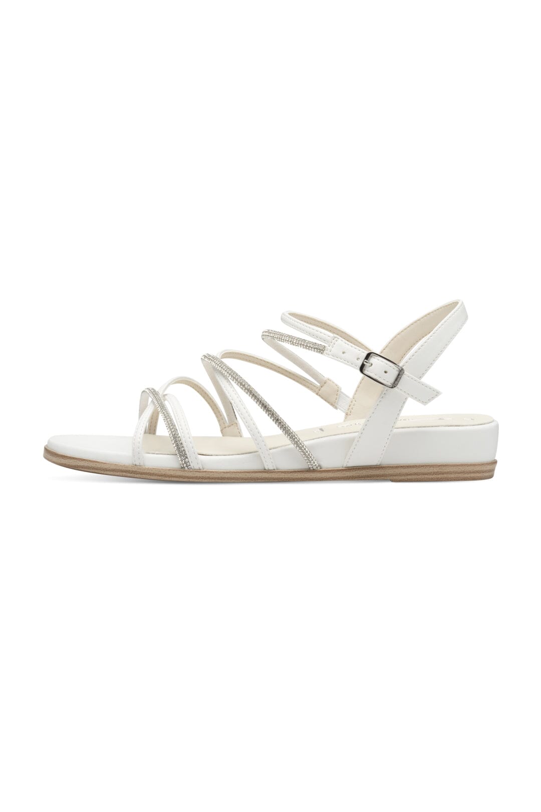 White Embellished Sandals – Tamaris – noni
