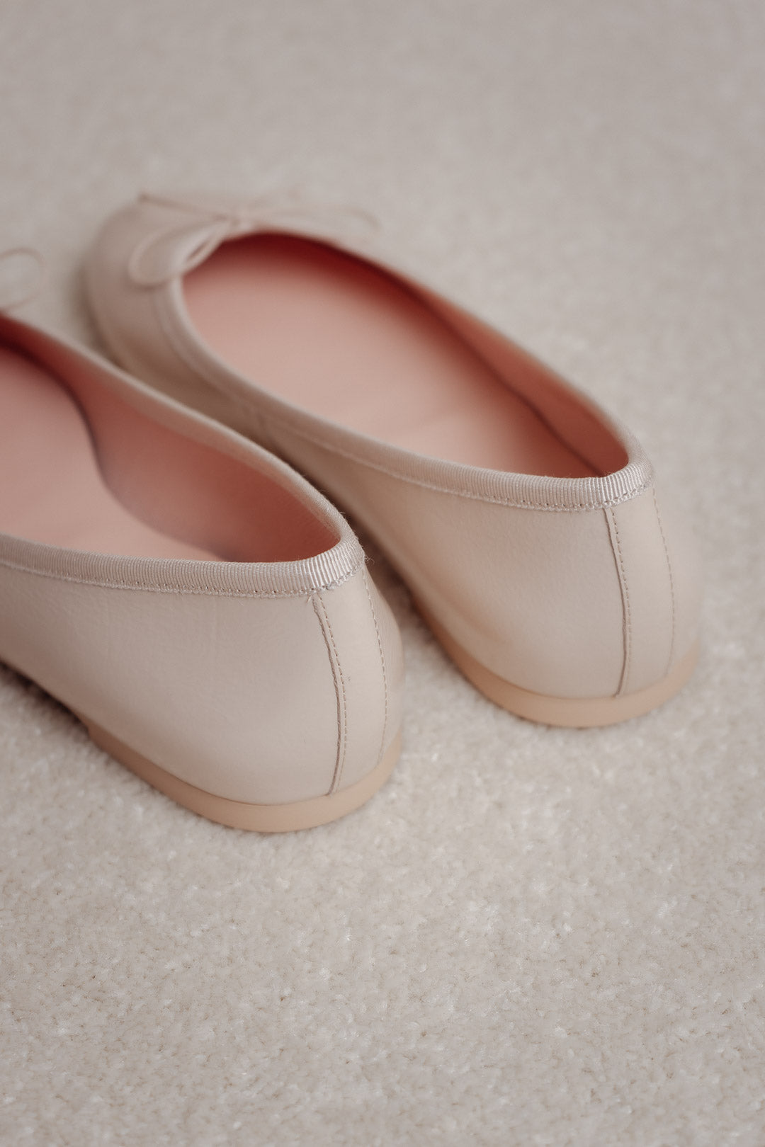 Blushfarbene Lack-Ballerinas - NICOLE Douce Rose