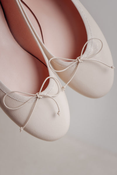 Blushfarbene Lack-Ballerinas - NICOLE Douce Rose