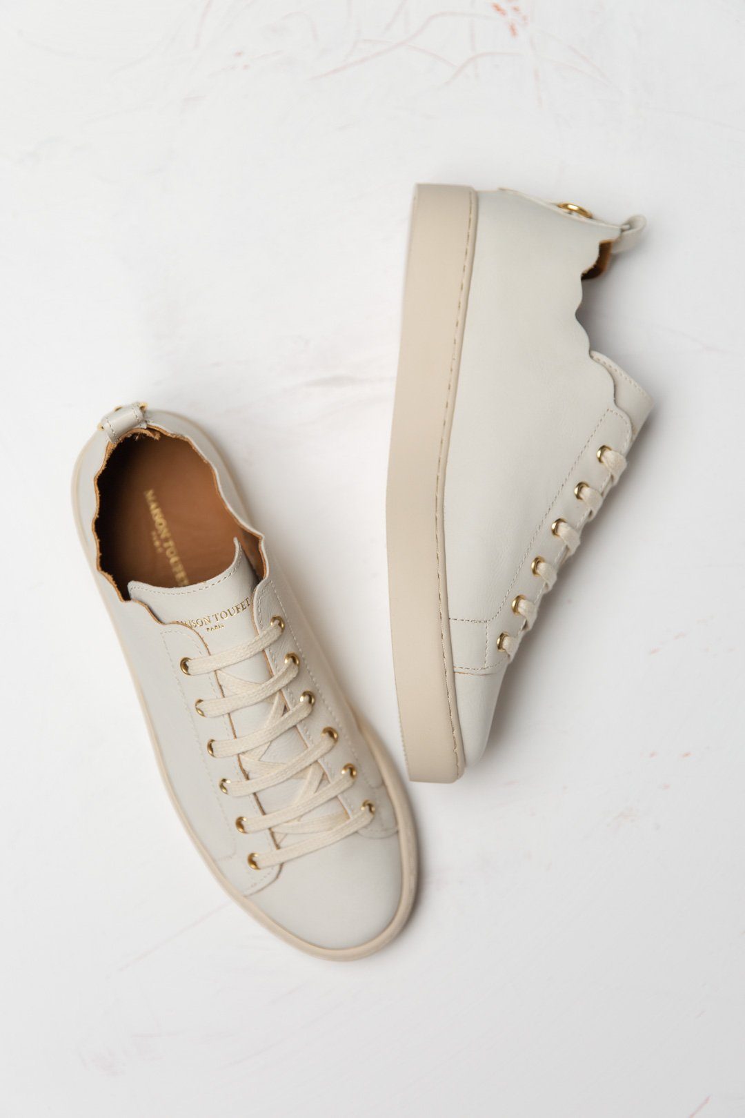 Braut Sneaker aus nachhaltigem Leder