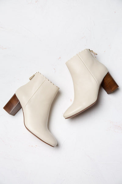 Braut Stiefelette aus Leder