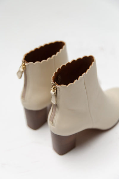 Braut Stiefelette aus Leder