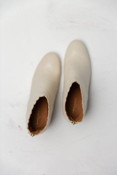 Braut Stiefelette aus Leder