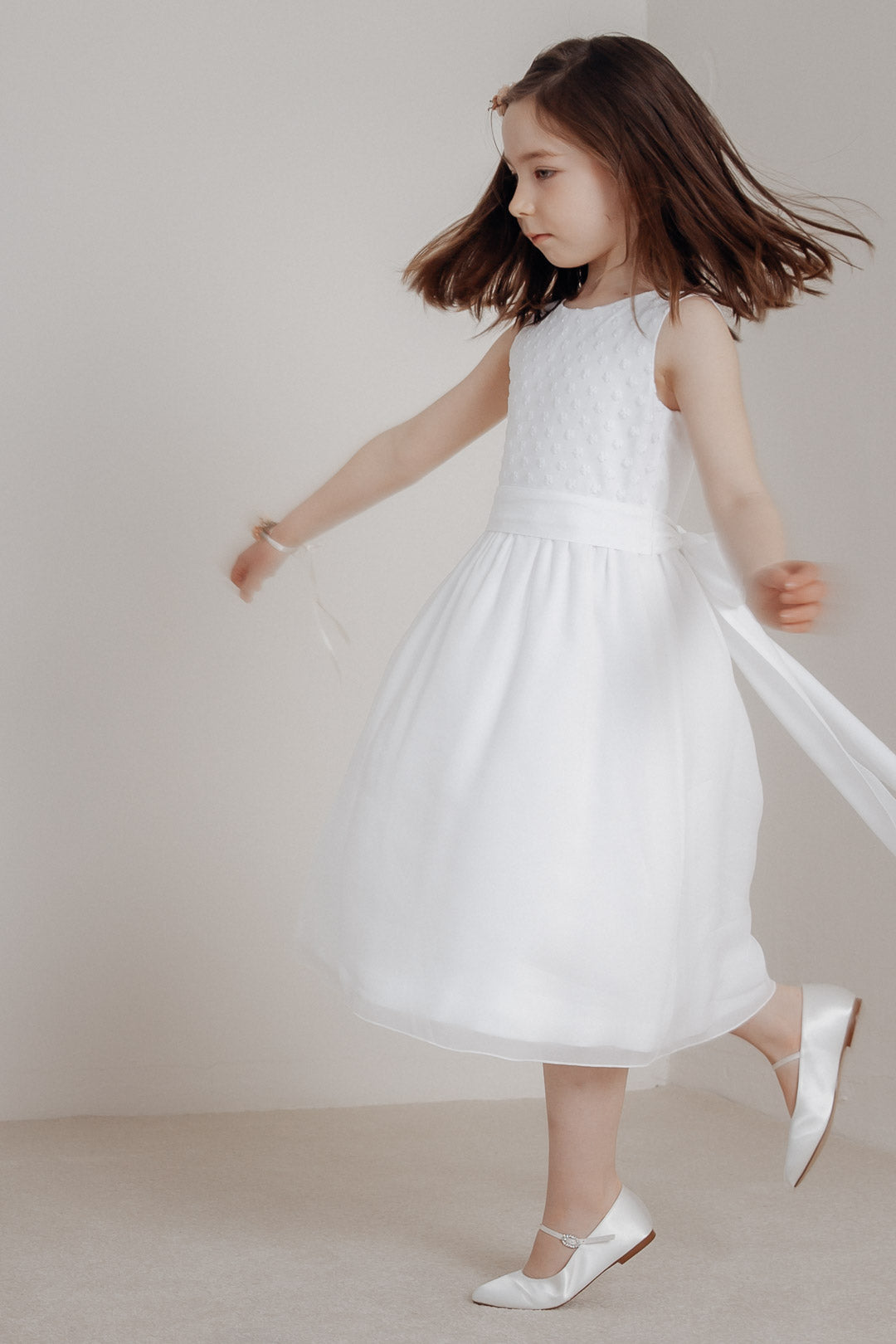 Kinderkleid mit Chiffonrock - Anna Ivory