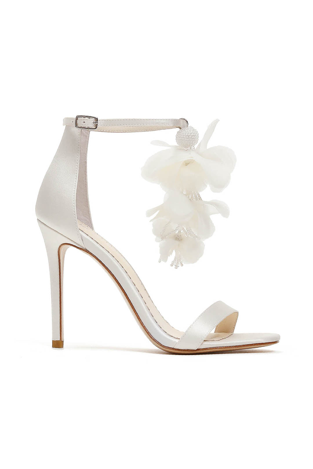 Braut Stilettos mit Chiffonblüten – Wisteria