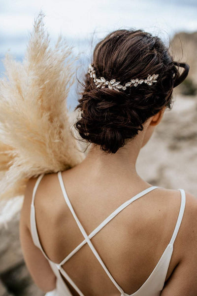 Strass Haarschmuck, Tiara, Diadem für die Hochzeit 