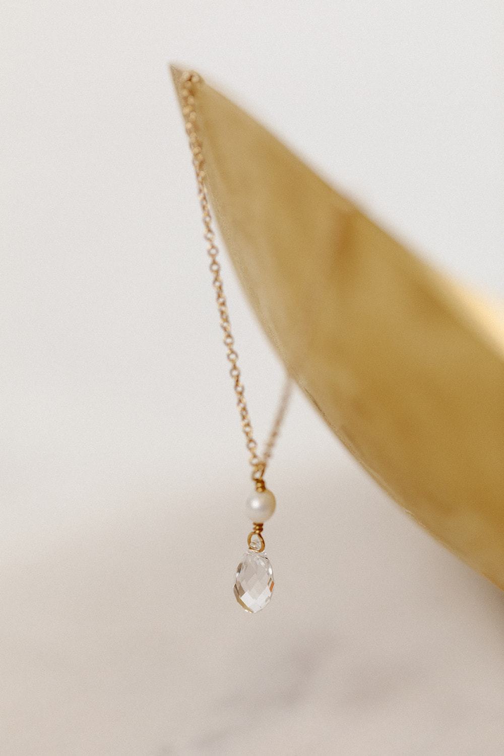 Bridal simple necklace discount