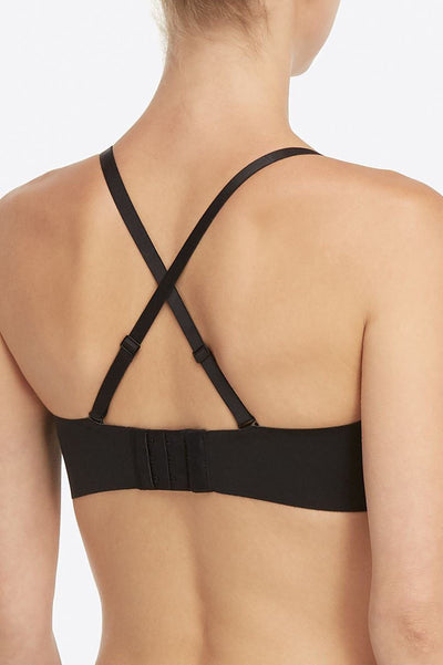 Up For Anything Strapless, BH in Schwarz mit Crossed Back-Trägern - SPANX