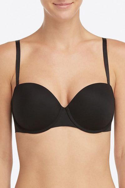 Up For Anything Strapless, BH in Schwarz mit abnehmbaren Trägern - SPANX, Vorderansicht