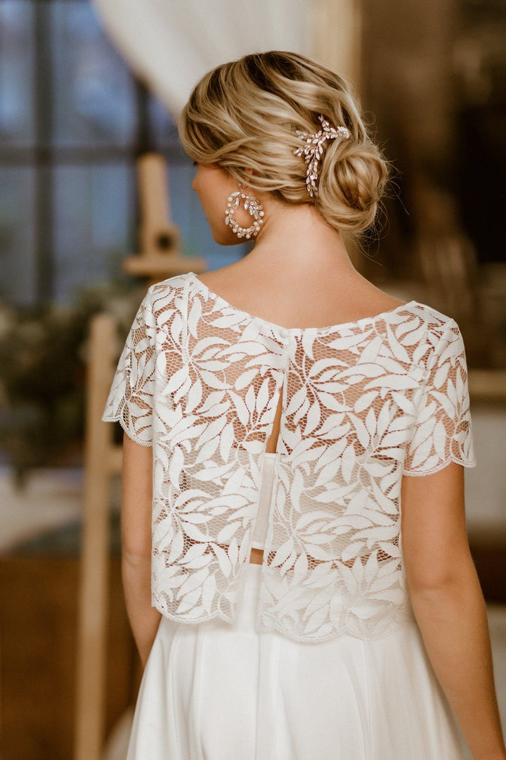 Ammei Kristall-Haarnadeln Set In Roségold | 12 Stück Hochzeitshaarschmuck Mit Strass Für Braut & Brautjungfern