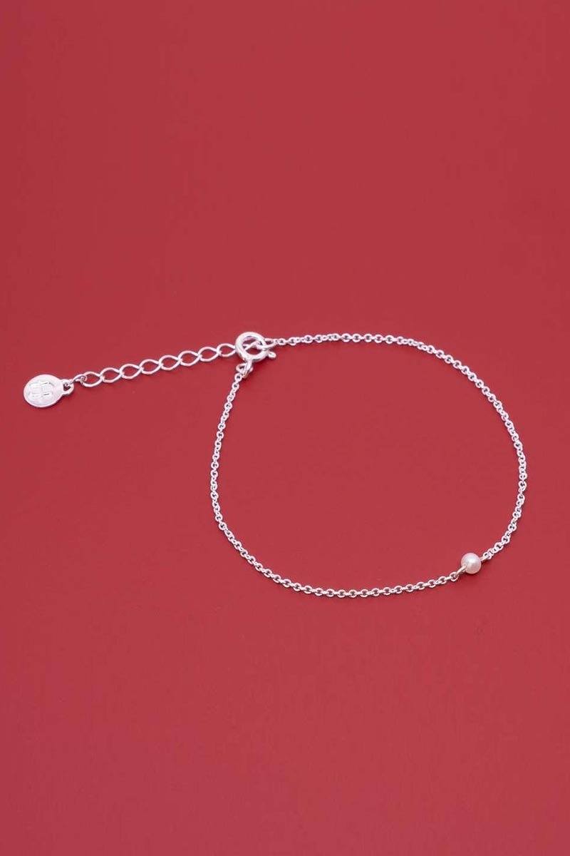 Zierliches Armband mit Perlenanhänger - Pearl Bracelet